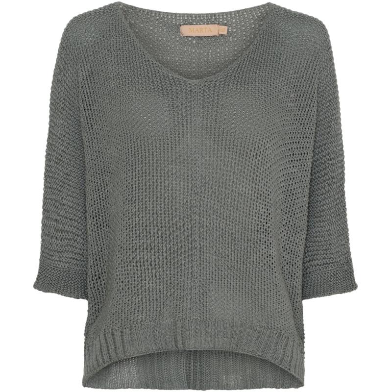 Dame Strik 7010   Greymelange2002 fra Marta Du Chateau
