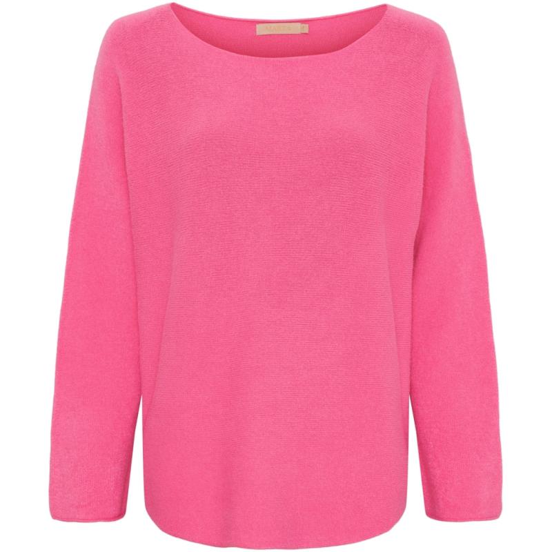Dame Strik Mdcdagmar 5001   Fuxia Fluo fra Marta Du Chateau