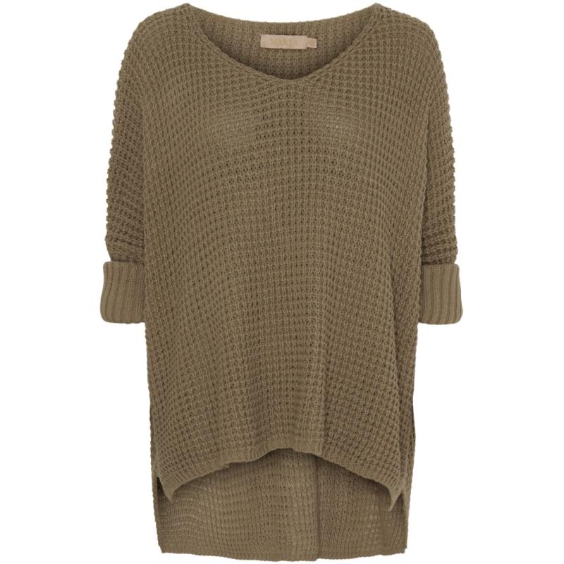 Dame Strik Mdcmille 18236   Taupe fra Marta Du Chateau