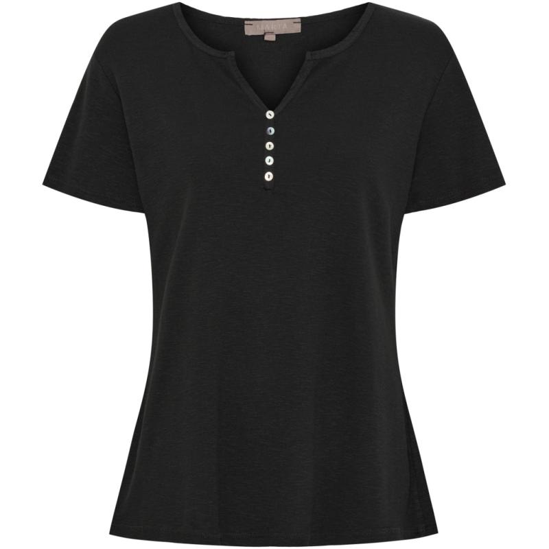 Dame T Shirt Mdcjöna 3086d   Black fra Marta Du Chateau