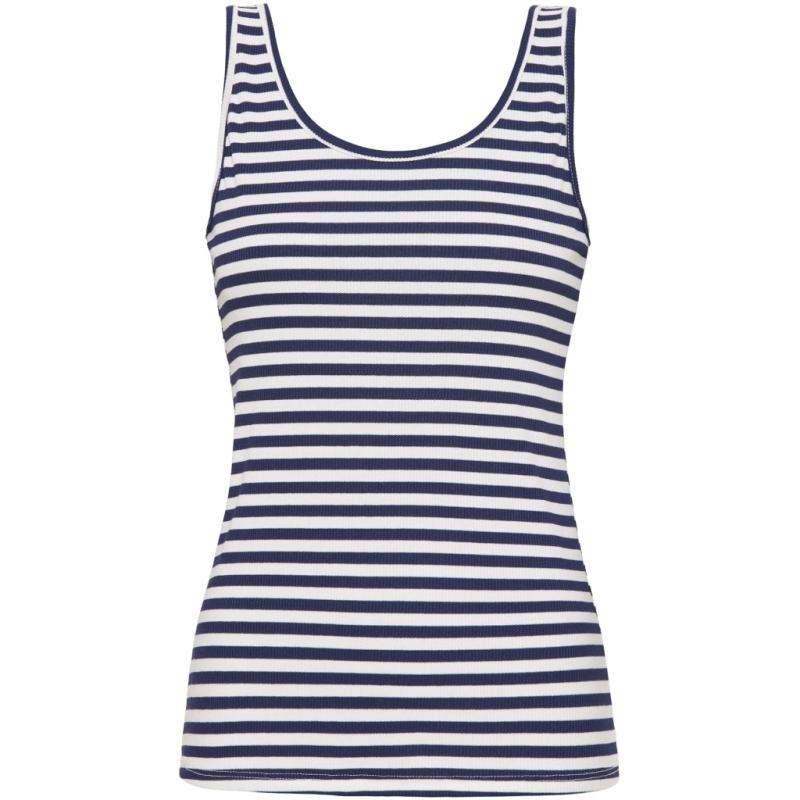 Dame Top Mdcjolien   Navy fra Marta Du Chateau