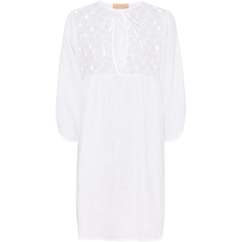 Dame Tunika 5614   White fra Marta Du Chateau
