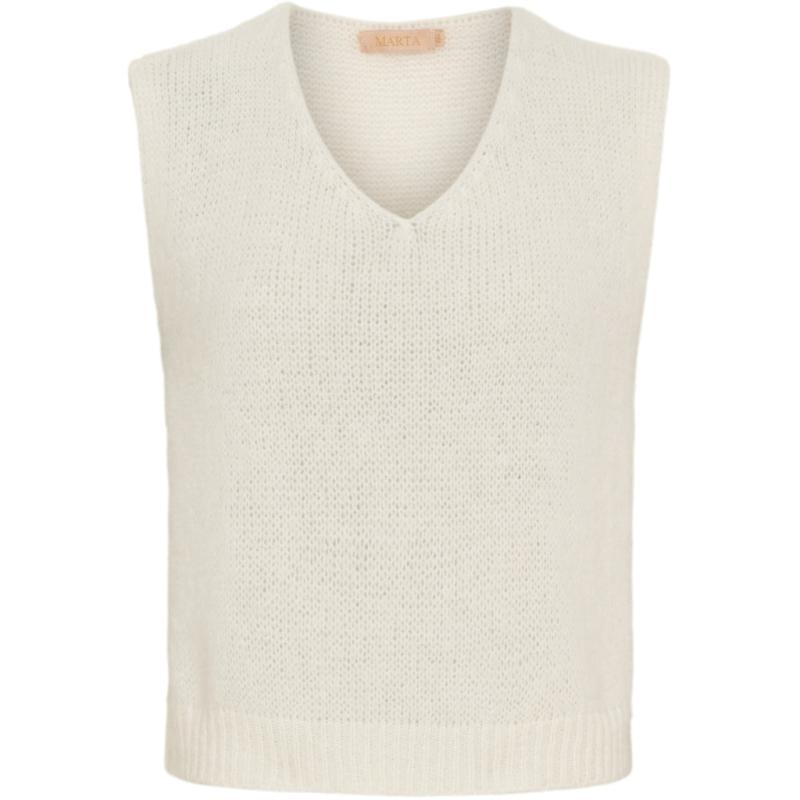 Dame Vest Mdcmarlene 5114   Panna fra Marta Du Chateau