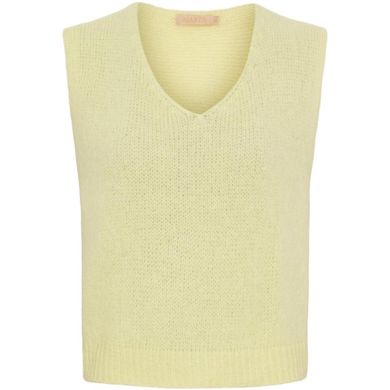 Dame Vest Mdcmarlene 5114   Yellow1953 fra Marta Du Chateau