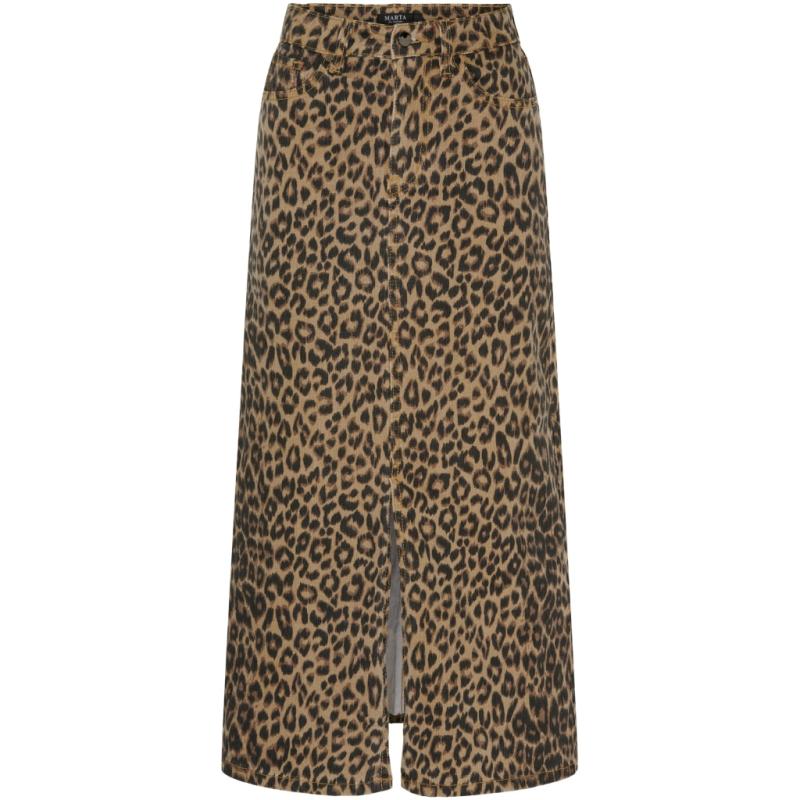 Denim Nederdel Mdcalfrida Denim Leo fra Marta Du Chateau