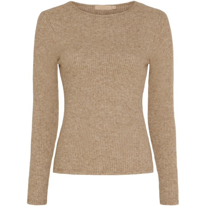 Dame Langærmet T Shirt Mdccelia 38915 Camel3 fra Marta Du Chateau