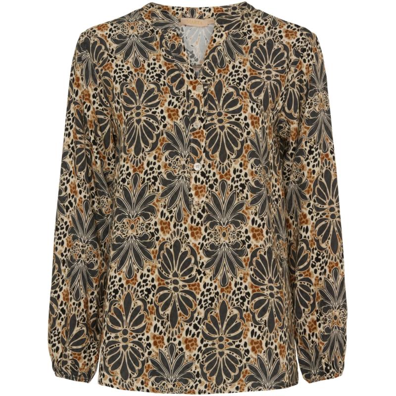 Dame Bluse Mdcchristelle 6453   Grigio7427 fra Marta Du Chateau