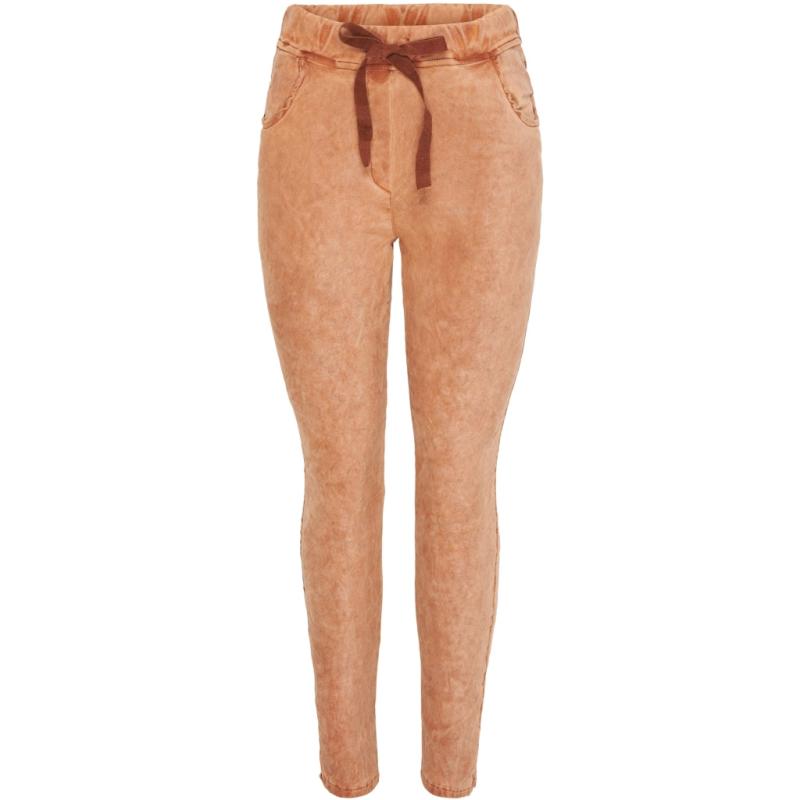 Dame Bukser 1763b   Solid Orange fra Marta Du Chateau