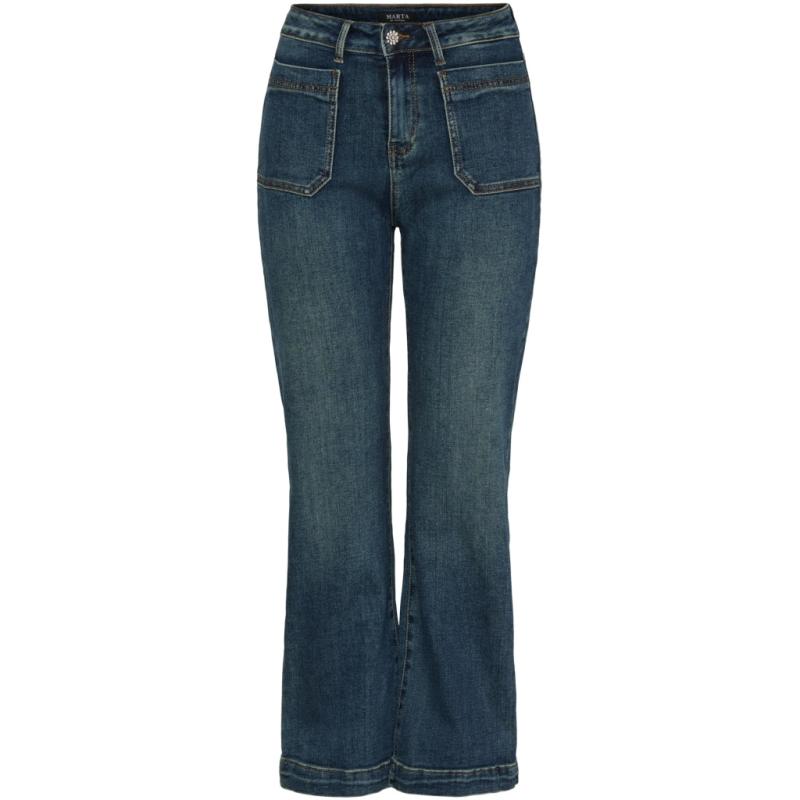 Dame Jeans Mdcesmerelda Mdc187 26179 Dark Blue Denim fra Marta Du Chateau