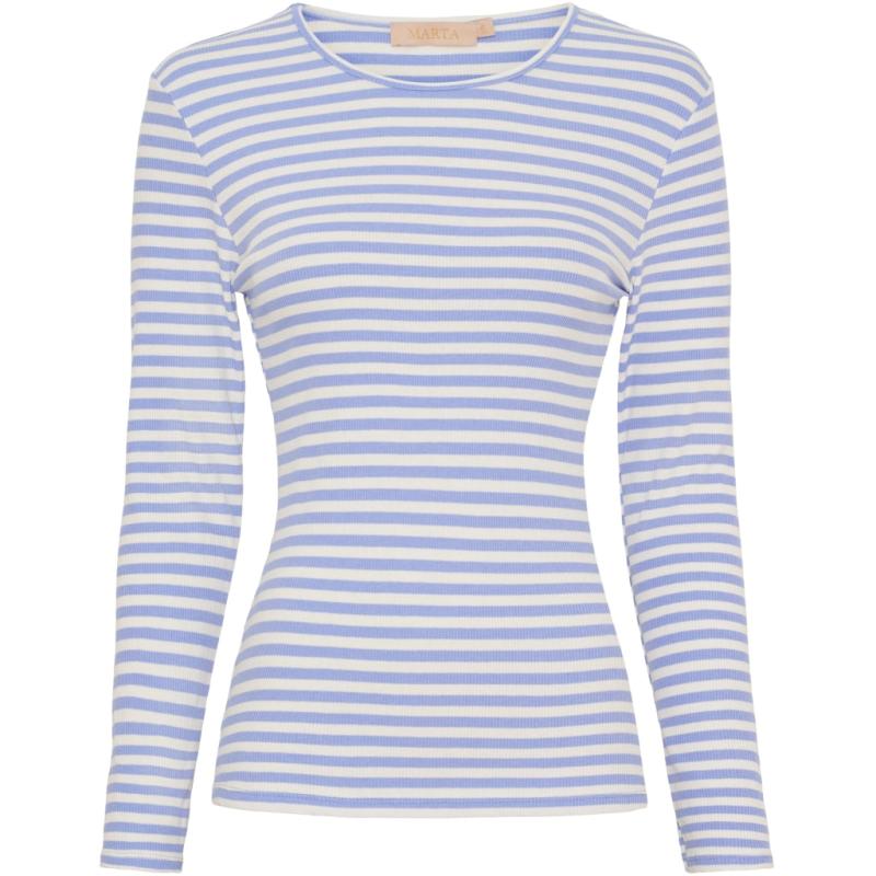 Dame Langærmet T Shirt Mdcjosiane 49066   Celeste Greggio fra Marta Du Chateau