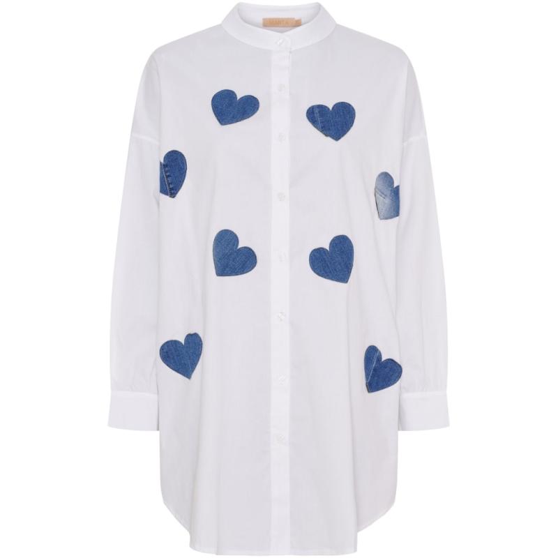 Dame Skjorte Mdccecilia 259288   White fra Marta Du Chateau