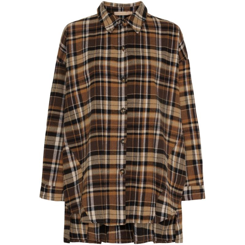 Dame Skjorte Mdclaureline 248459 Camel J Tex fra Marta Du Chateau