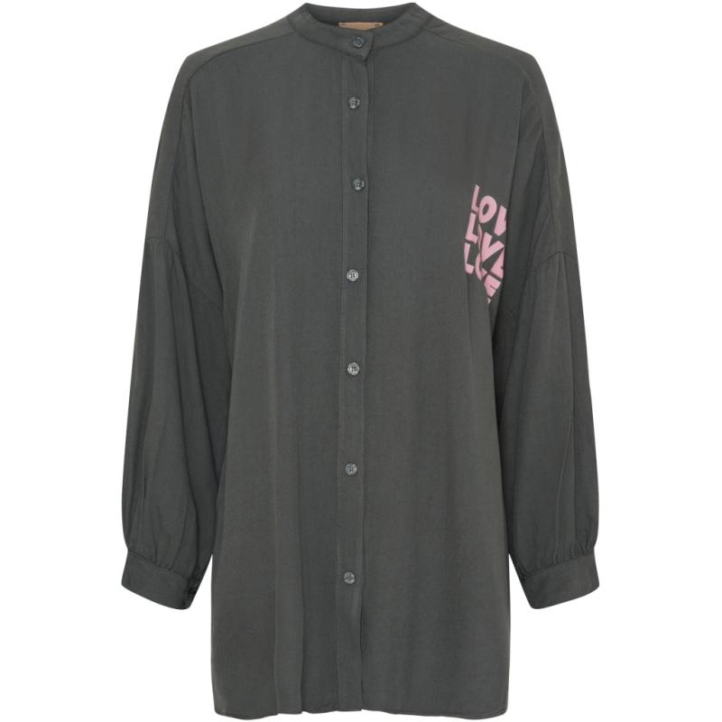 Dame Skjorte Mdcmarion 6409   Grigio fra Marta Du Chateau