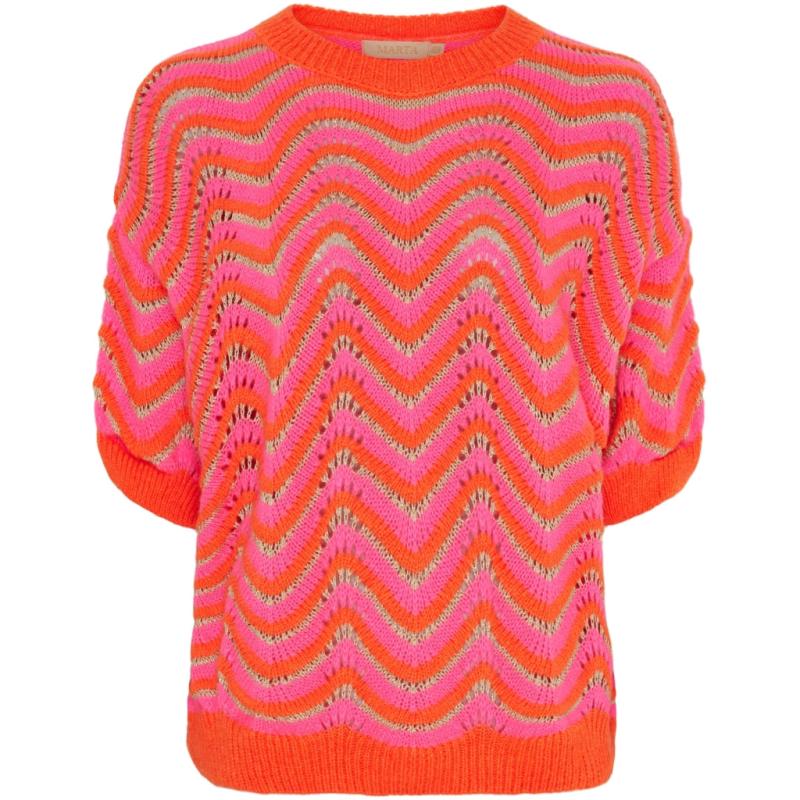 Dame Strik Mdcalphonsine 2259   Orange fra Marta Du Chateau