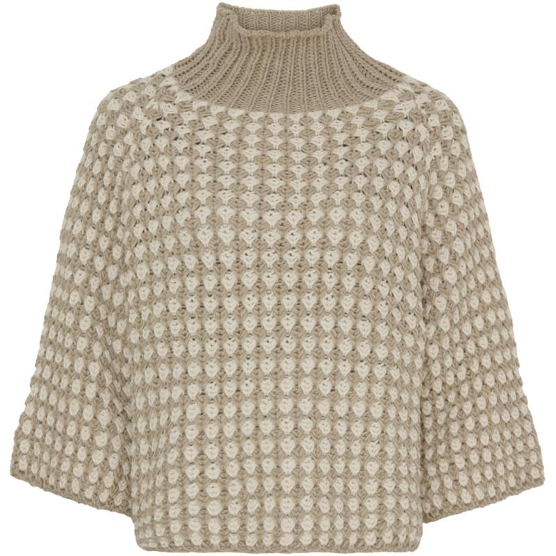 Dame Strik Mdcclementine 23824   Beige Calce fra Marta Du Chateau