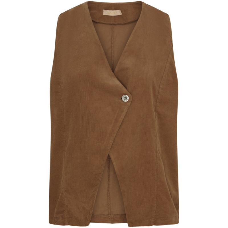 Dame Vest Mdchortense 86188   Darkcamel4741 fra Marta Du Chateau
