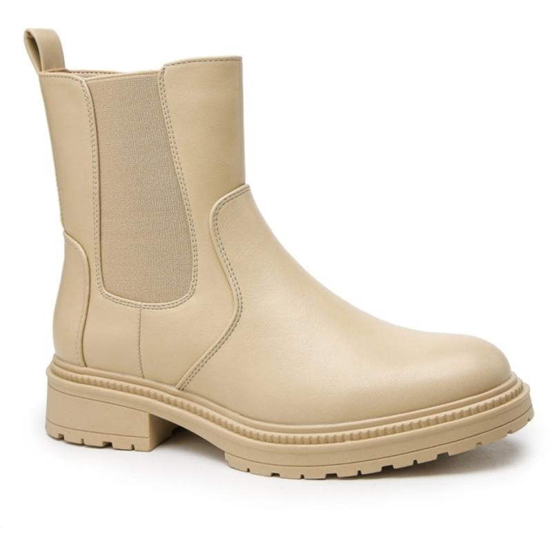 Meiah Dame Støvler 9150   Beige fra Shoes