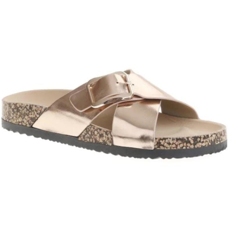 Mia Dame Sandal 2106   Champagne fra Shoes