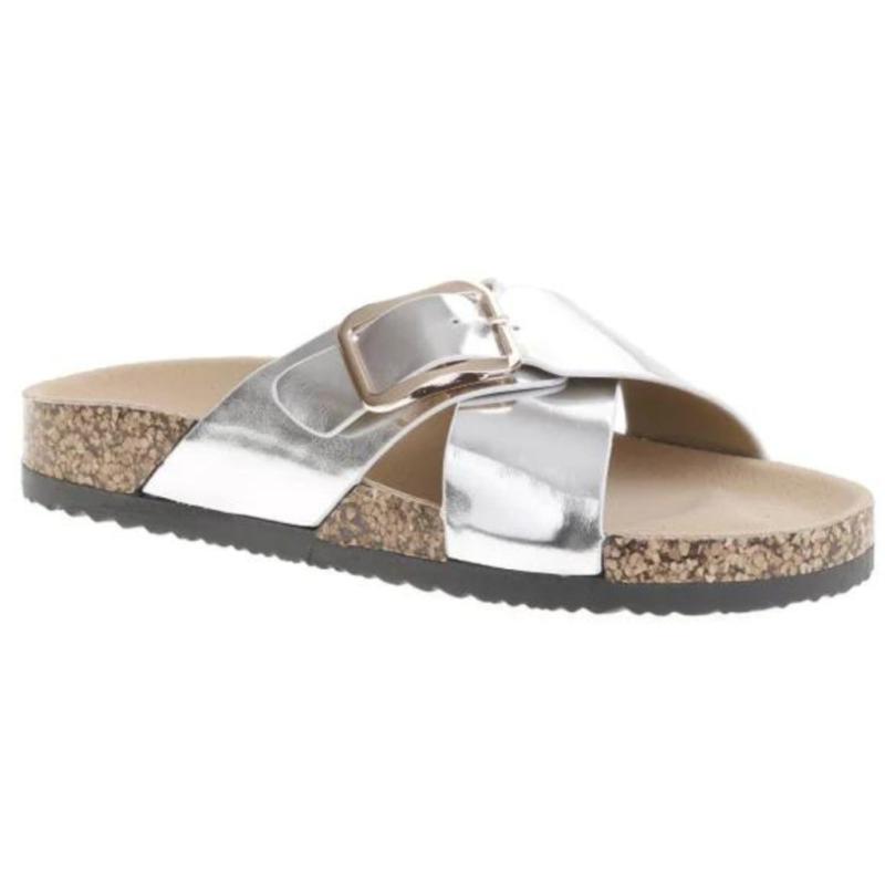 Mia Dame Sandal 2106 Silver fra Shoes