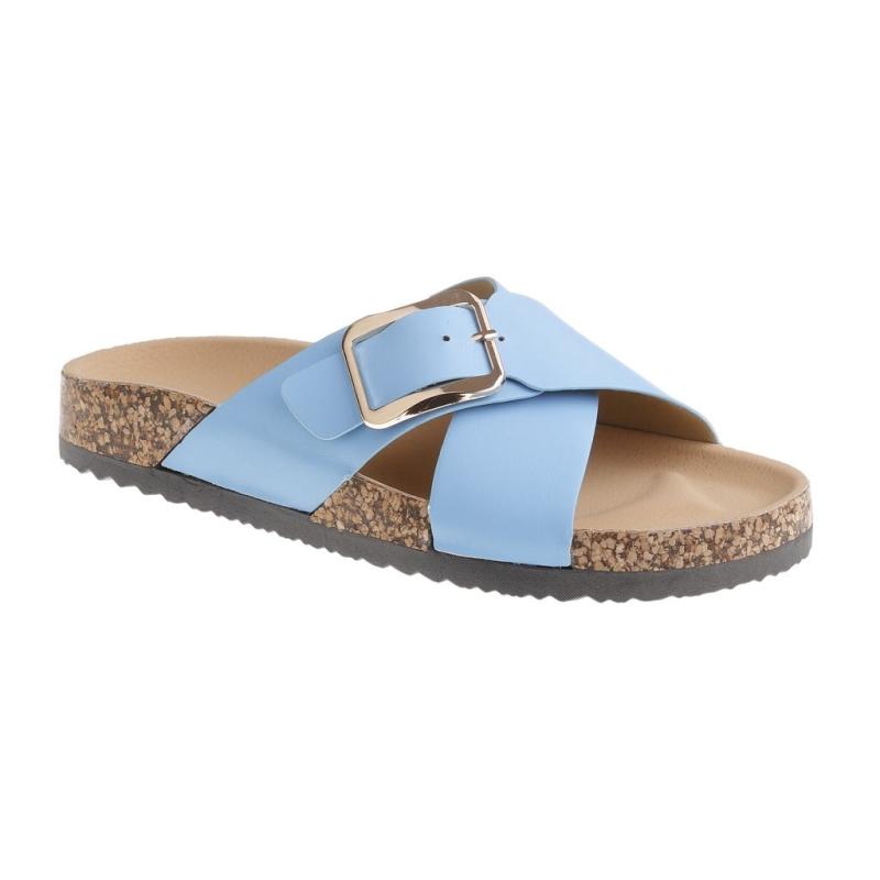 Mia Dame Sandal 2106   Blue fra Shoes