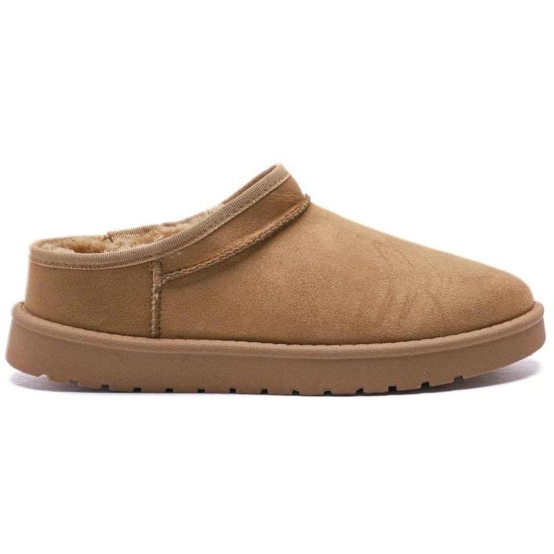Mikka Dame Hjemmesko 6438   Camel fra Shoes