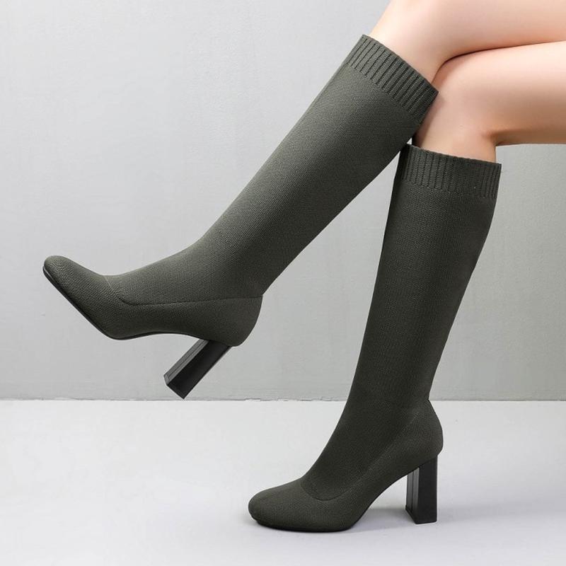 Minna Støvle 9077   Green fra Shoes