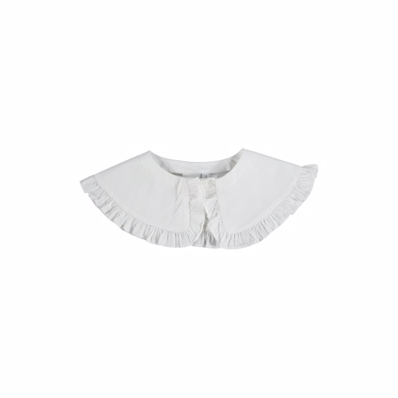 Flæsekrave Bodil Bright White fra Name It