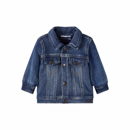 Sweat Denim Cardigan Truebo Dark Blue fra Name It