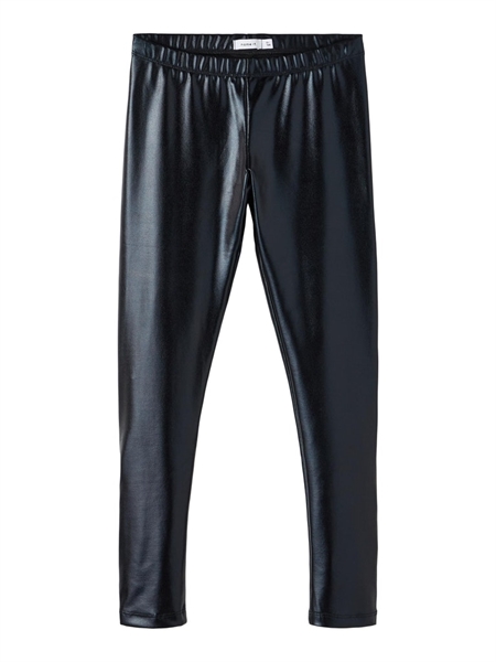 Faux Læder Leggings Ranetty Black fra Name It