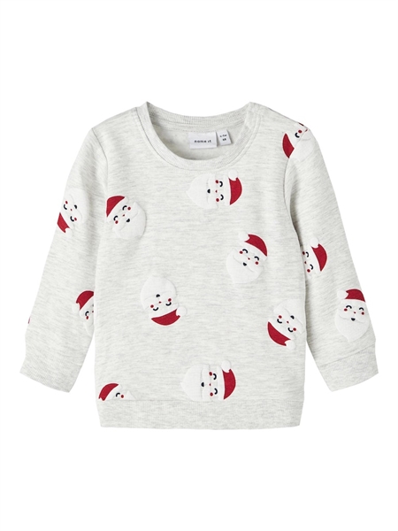 Jule Sweatshirt Rachristmas Light Grey fra Name It