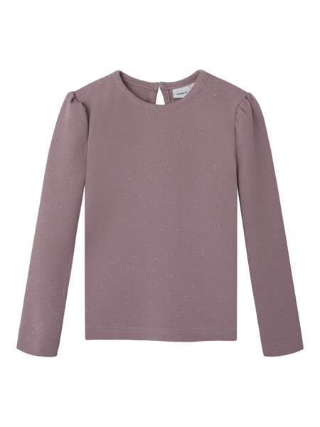 Glimmer Bluse Roka Elderberry fra Name It