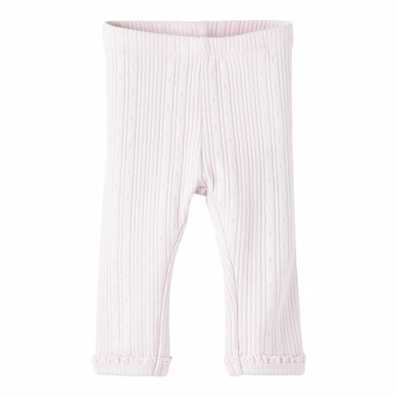 Hulmønster Leggings Himma Light Lilac fra Name It