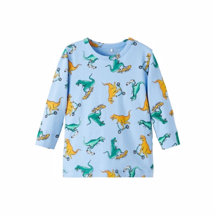 Dino Bluse Baba Vista Blue fra Name It