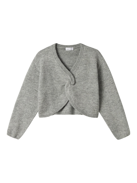 Strik Diheart Grey Melange fra Name It