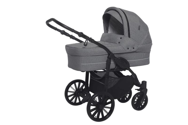 Nordic Lux Light Grey Melange fra Basson Baby