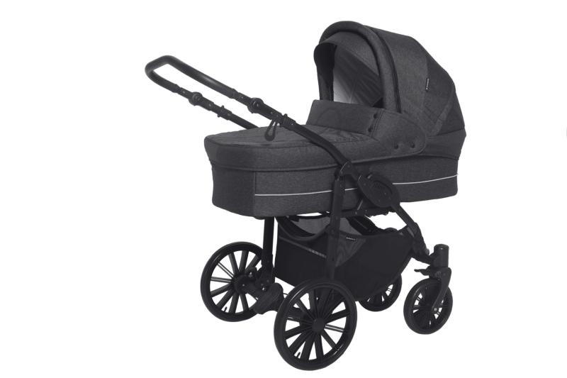 Nordic Lux Dark Grey Melange fra Basson Baby