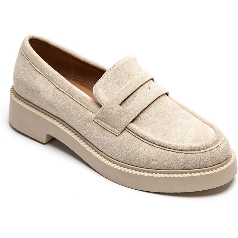 Norah Dame Loafers 1858   Beige fra Shoes