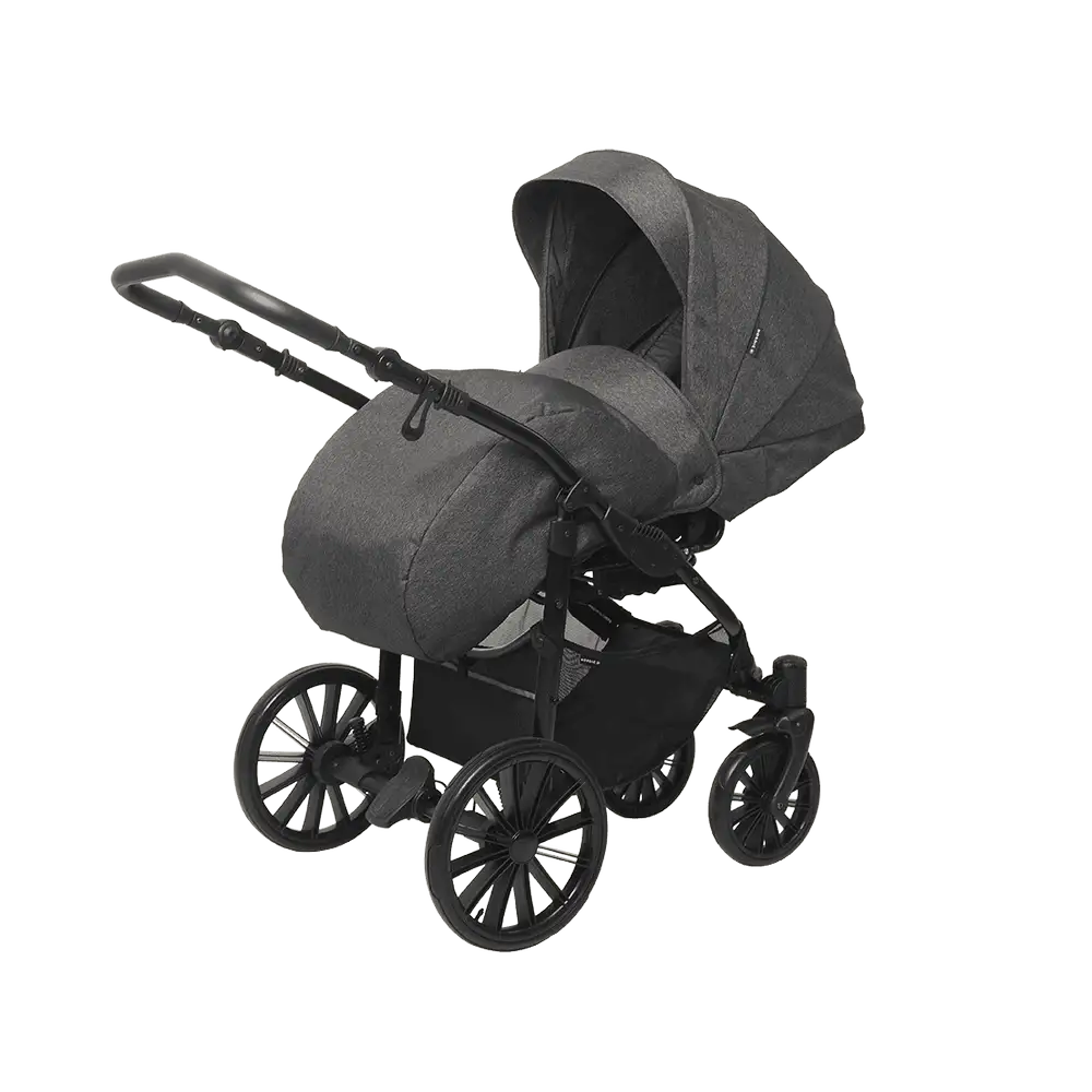 Fodpose Til Nordic Seat   Dark Grey Melange fra Basson Baby
