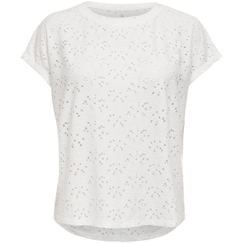 Dame Bluse Onlsmilla   Cloud Dancer fra Only