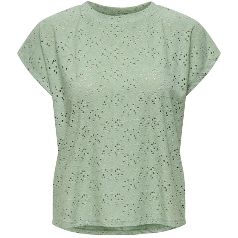 Dame Bluse Onlsmilla   Frosty Green fra Only