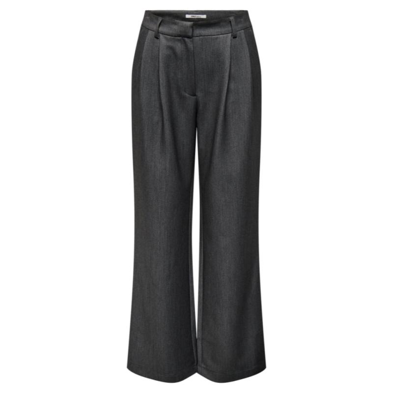 Dame Bukser Onlhattie   Dark Grey Melange fra Only