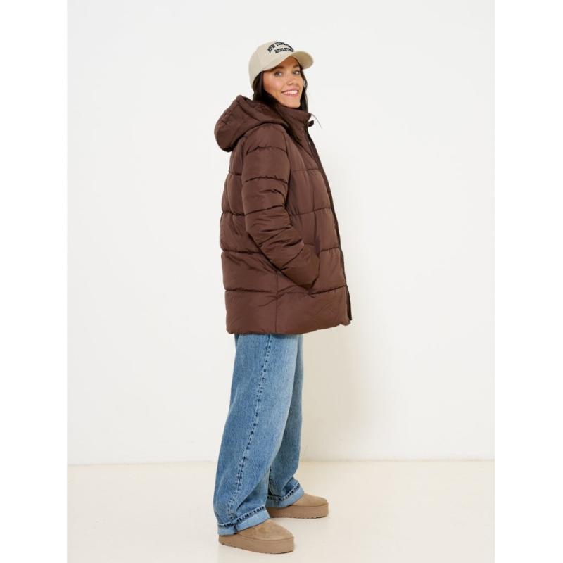 Dame Jakke Onlpatricia   Chocolate Brown fra Only