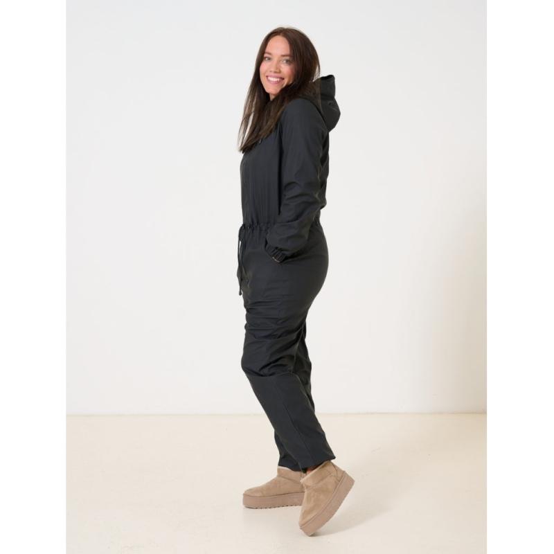 Dame Padded Rainsuit Onlphilippa   Black fra Only
