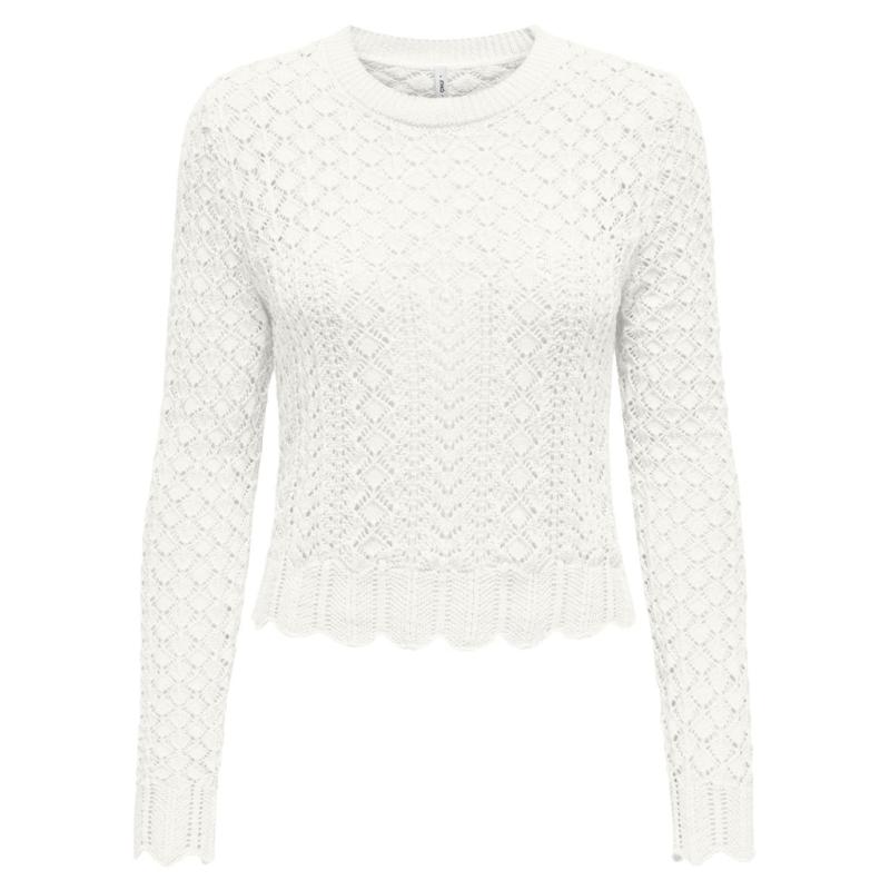 Dame Strik Onlsaga   Cloud Dancer fra Only