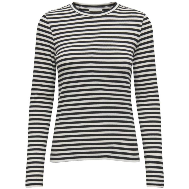 Dame Top Onlaida Black White fra Only