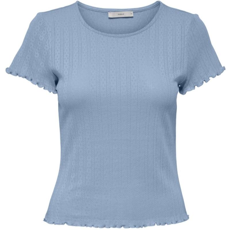 Dame Top Onlcarlotta Soft Chambray fra Only