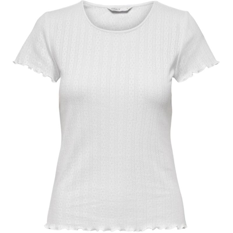Dame Top Onlcarlotta White fra Only