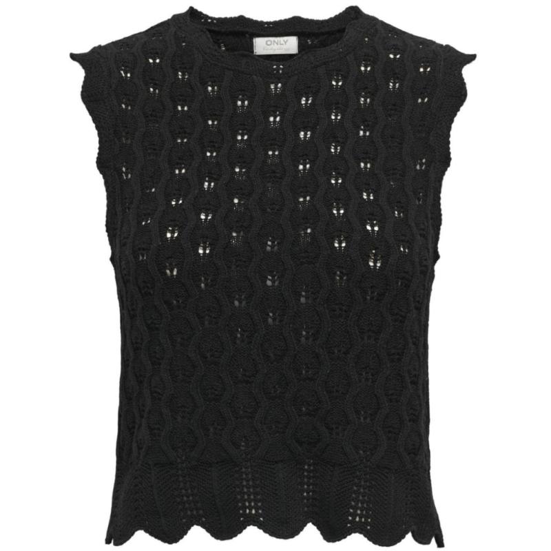 Dame Top Onlluna   Black fra Only