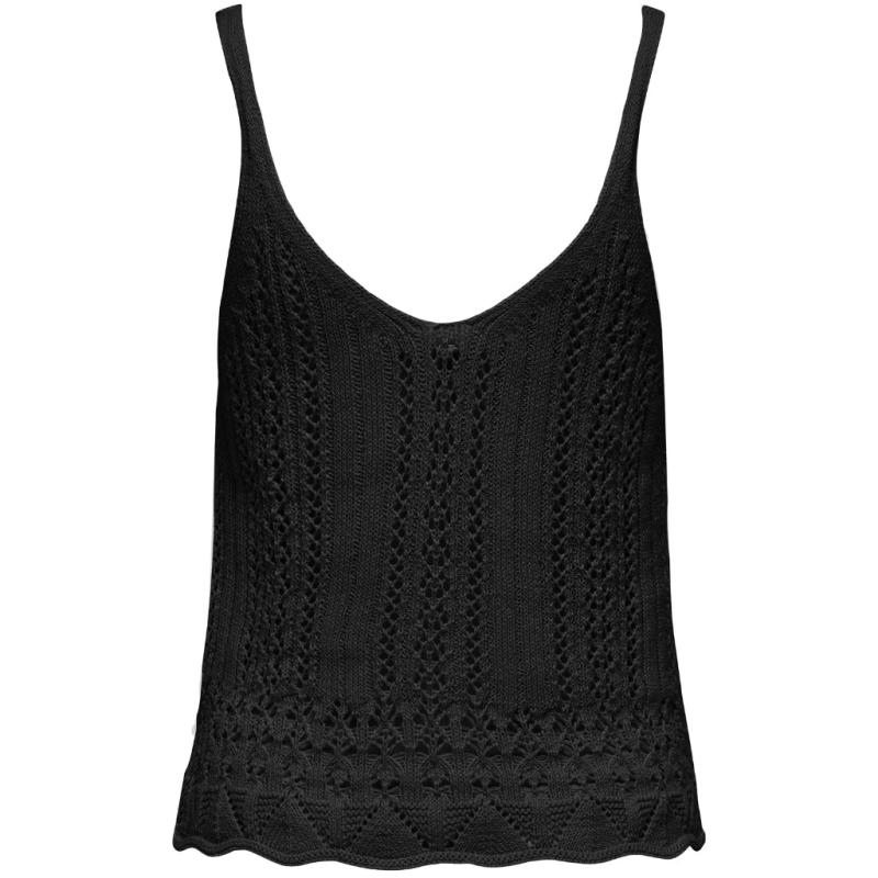 Dame Top Onllyzet Black fra Only