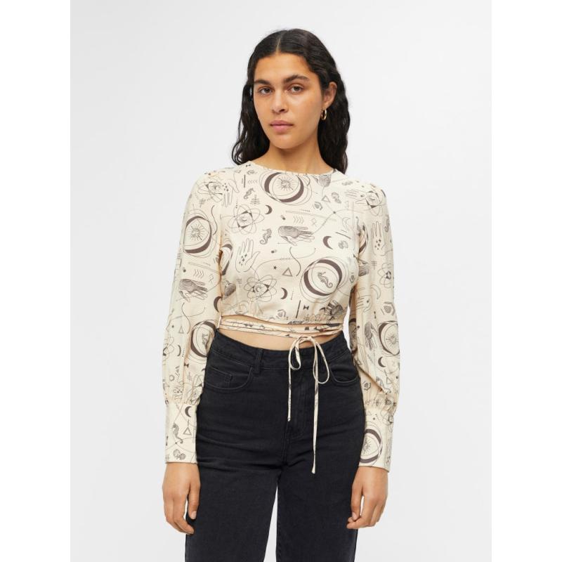 Object Dame Bluse Objgaddi   Sandshell Graphic fra .object